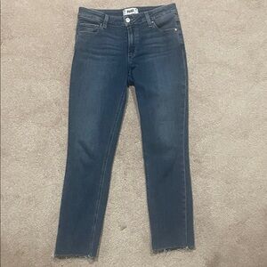 PAIGE Bridgette Women's Midnight Blue Cropped Jeans